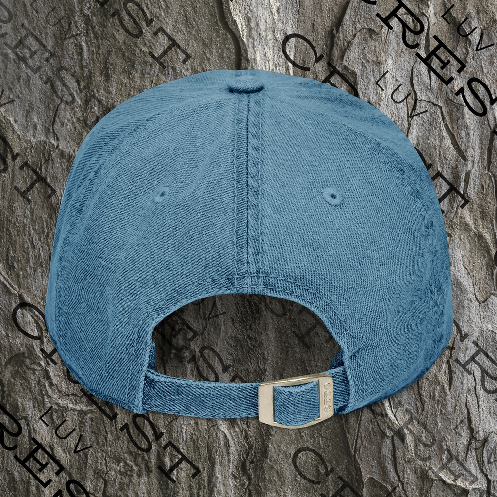 Luvcrest | Denim Embroidered Cap