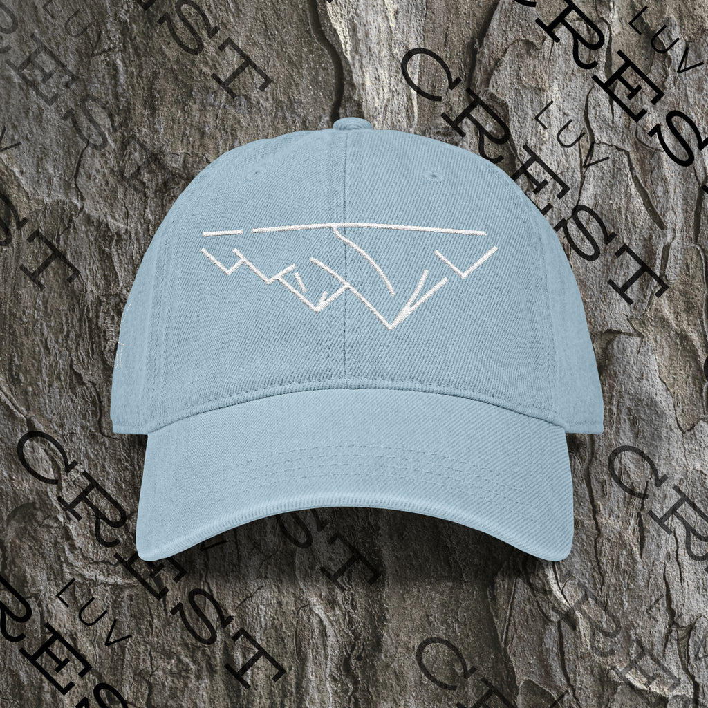 Luvcrest | Denim Embroidered Cap