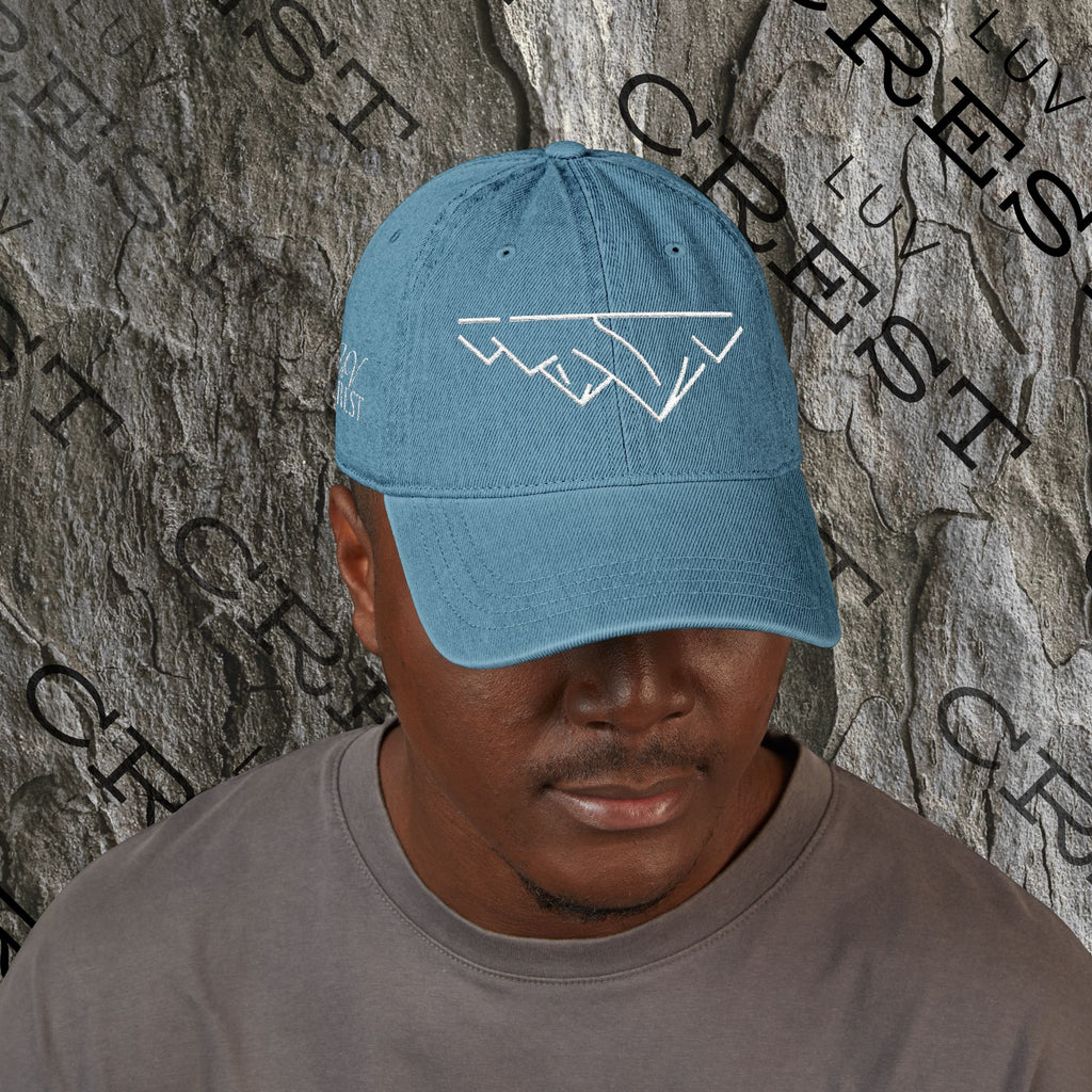 Luvcrest | Denim Embroidered Cap