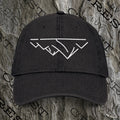 Luvcrest | Black Denim Embroidered Cap