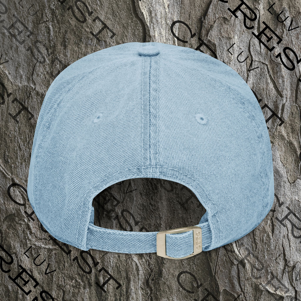 Luvcrest | Denim Embroidered Cap